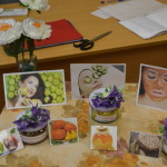 Конкурс растительной косметики, работа учащихся Ницинской школы - Новоселовой Елизаветы и Рыкуновой Маргариты